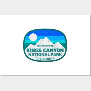 Kings Canyon National Park California Posters and Art